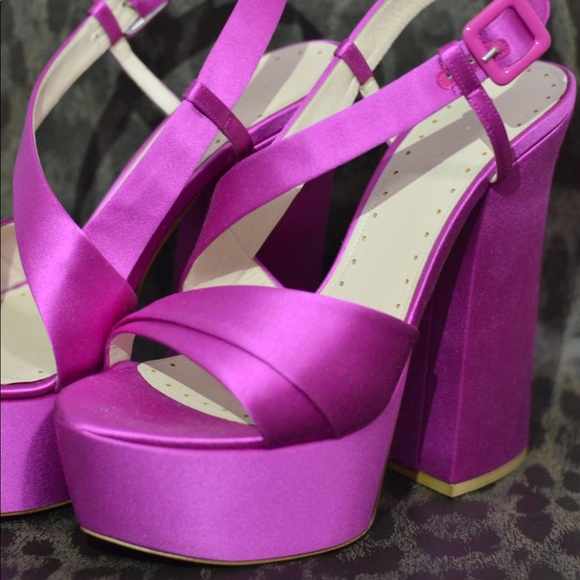 Roberto Cavalli Fuchsia High Hells